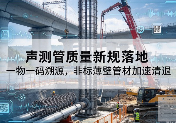 伊宁声测管质量新规落地，一物一码溯源，非标薄壁管材加速清退